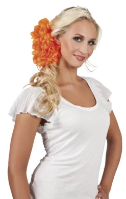 Haarclip Dahlia Oranje