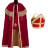 Sinterklaas Kostuum Stefan Polyester Fluweel -MONNIKENDAM Verkoop wconn 398822
