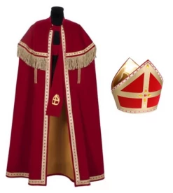Sinterklaas Kostuum Stefan Polyester Fluweel