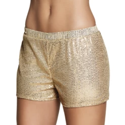 Hotpants Pailletten Goud