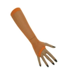Nethandschoenen Lang Neon Oranje