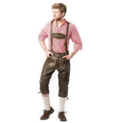 Lederhose Echt Leer Kniebund Retro