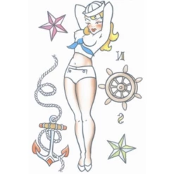 Tatoeage Pin Up Tattoo Sailor Girl