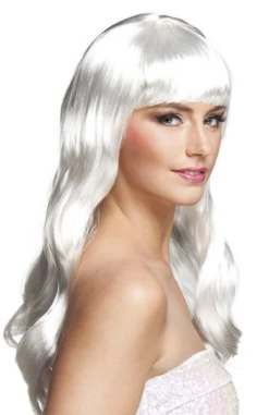 Pony Pruik Wit