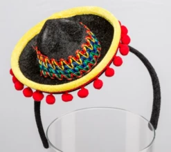 Diadeem Mini Sombrero Zwart