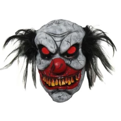 Masker Zombie Clown Met Oplichtende Ogen