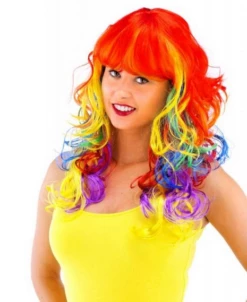 Pruik Rainbow Glam