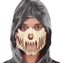 Half Masker Skull Met Slagtanden