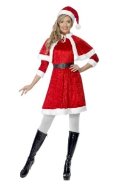 Kerstvrouw Cape Velours