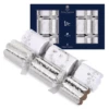 8 St. Christmas Crackers Deluxe Silver 14 Inch XAMTS2402 -MONNIKENDAM Verkoop wconn 399802