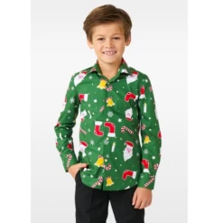 Opposuits Kerst Blouse BOYS Santaboss
