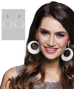 Disco Oorbellen Glitter
