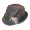 Tiroler Hoed Grijs Met Veer