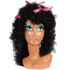 Pieten Pruik Dames Pepita Met Roze Strikjes