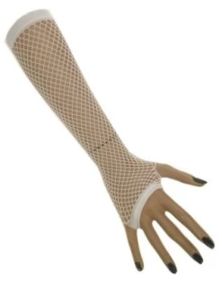 Nethandschoen Lang Wit