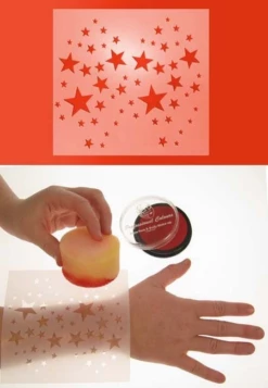 Schminksjabloon Sterren