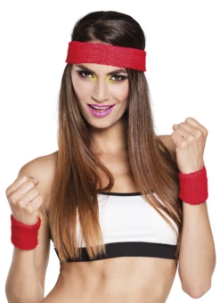 Zweetbandjes Set Rood