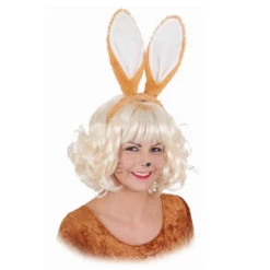 Diadeem Hazenoren Lichtbruin