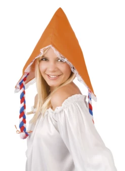 Boerinnekapje Oranje Met Vlechten