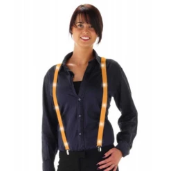 Bretels Met LED Neon Oranje