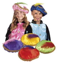 Baret Piet Glanzend -ass. Gekleurd