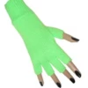 Vingerloze Handschoen Neon Groen