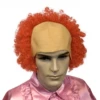 Kaalkop Schedel Krul Rood (clownspruik) -MONNIKENDAM Verkoop wconn 400910