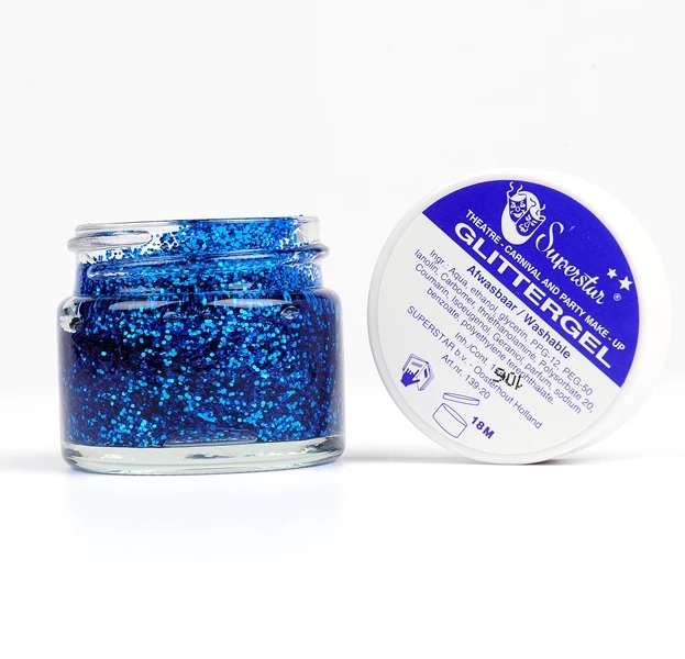 Glittergel Blauw 15ml 3 Glittergel Blauw 15ml