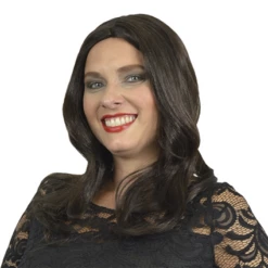 Pruik Yvette Donker Bruin