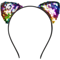 Diadeem Kattenoren Pailletten