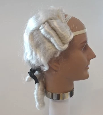 Pruik Topless Colonial Heren 3 Pruik Topless Colonial Heren