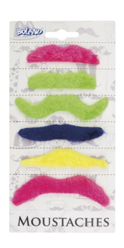 Plaksnor Kaart Met 6 Snorren Neon