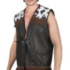 Cowboy Vest Zwart Heren -MONNIKENDAM Verkoop wconn 402044
