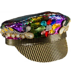 Burning Man Hoed Regenboog Luxe