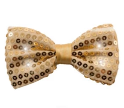 Strik Metallic Met LED En Pailletten Goud