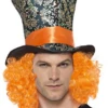 Mad Hatter Hoge Hoed Met Haar -MONNIKENDAM Verkoop wconn 402525