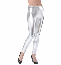 Legging Zilver Metallic