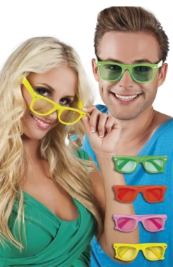 Blues Brother Bril Neon – Geel