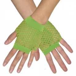 Nethandschoenen Kort Neon Groen