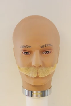 Plaksnor Echt Haar Gilbert Met Krul Blond