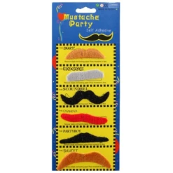 Kaart Met 6 Gekleurde Snorren