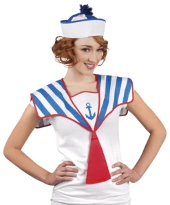 Matrozenkraag Rood/blauw