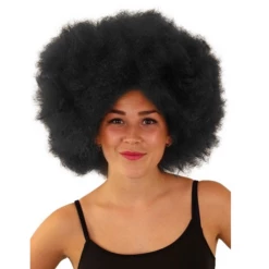 Afro Pruik Wollig