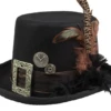 Steampunk Hoed Plumepunk