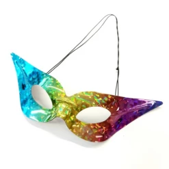 Oogmasker Vogelmodel Hologram Regenboog