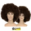 Afro Pruik Theater Kwaliteit Bruin -MONNIKENDAM Verkoop wconn 402999