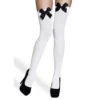 Kousen Wit Met Zwarte Strik