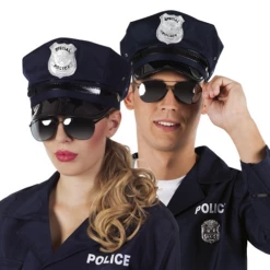 Bril Police Spiegelglas