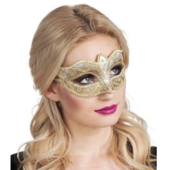 Oogmasker Felina Goud