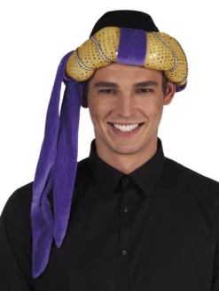 Tulband Sultan Omar Paars/goud